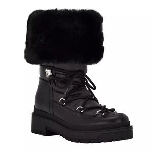 GUESS Women's Larya Faux Fur Puffer
Winter Black Boots Size 10. NIB🔥